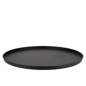 Coaster Black Tray Metal 56x56x2cm Nm