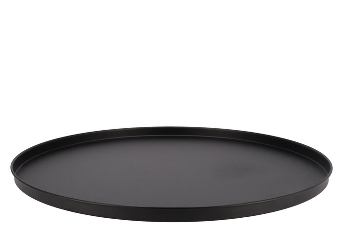 <h4>Coaster Black Tray Metal 56x56x2cm Nm</h4>