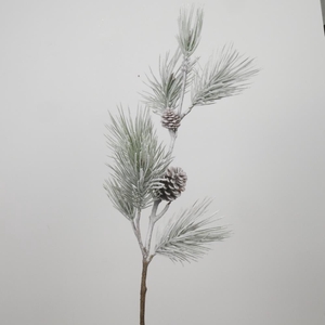 AF Pinus +Cones L96cm Snow