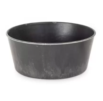 <h4>CACHEPOT PLASTICO REDONDO BAIXO MEDIO 24X20X10 IMP</h4>