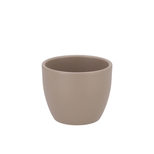 Ceramic Taupe Matt Pot 7cm