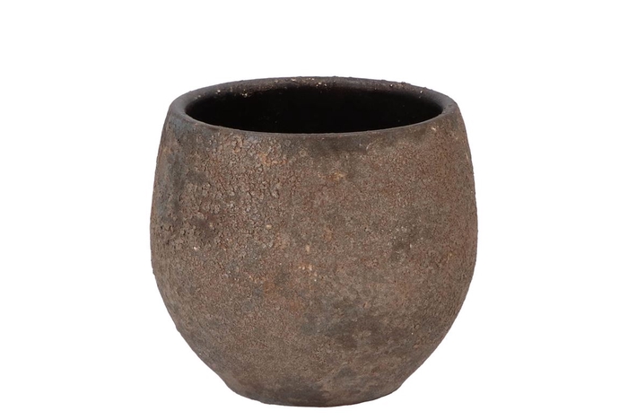 <h4>Bali Indonesian Grey Pot 18x16cm</h4>