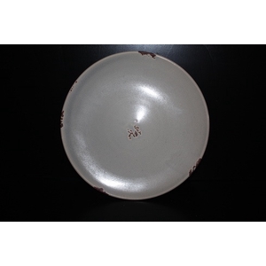 CERAMIC PLATE 29X29X2,7CM ANTIQUE TAUPE