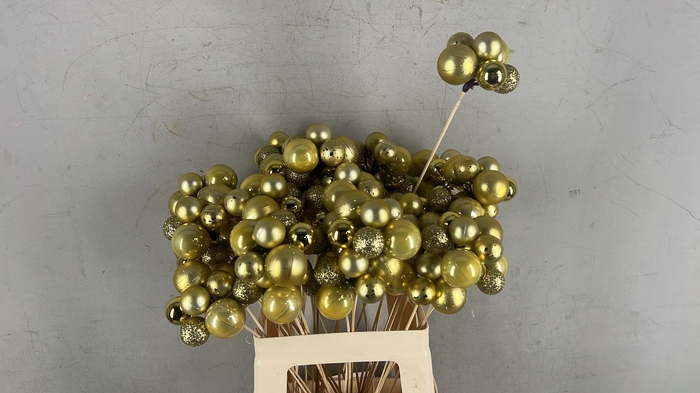 <h4>Stick Balls C. Ass. 6pc Gold</h4>