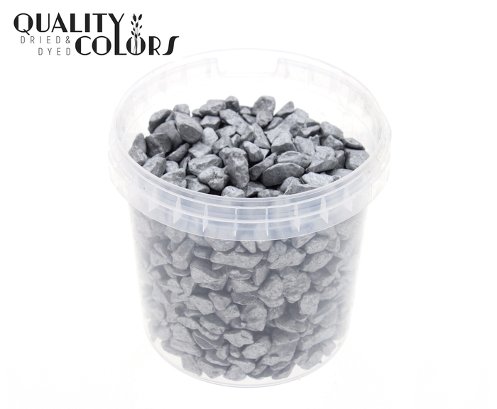 Rocks 1 ltr bucket Silver
