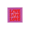 Tile Love Purple 10x10x1cm