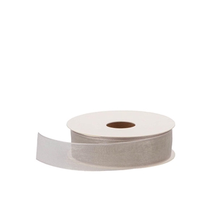 Ribbon Organza 01 Silver 50mx25mm
