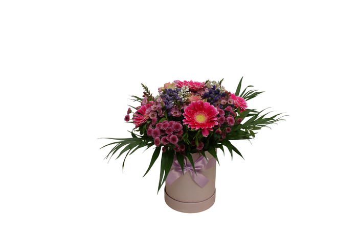 <h4>aqua boeket doosje strik</h4>