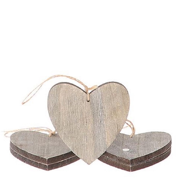 <h4>Valentine Deco hanging heart 25cm x5</h4>