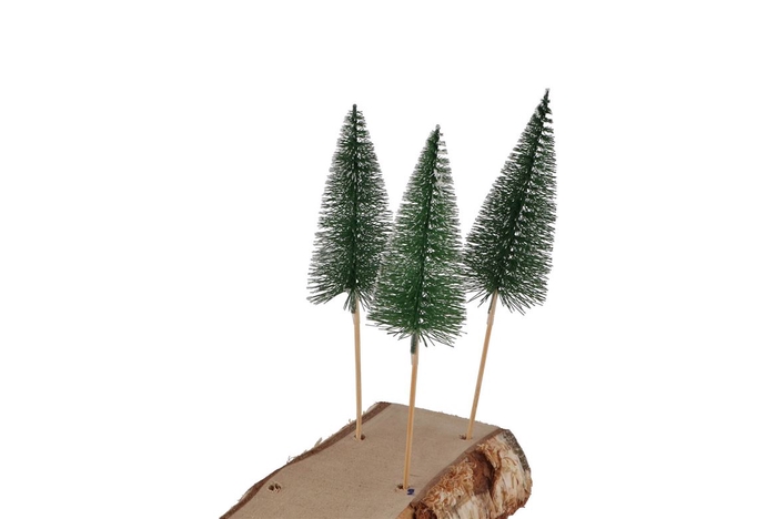 <h4>Pick Kerstboom+sneeuw 10+12cm Stok P/24</h4>