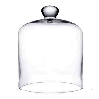 Glass Cloche knob d27*35cm