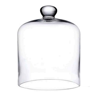 Glass Cloche Knob d27*35cm