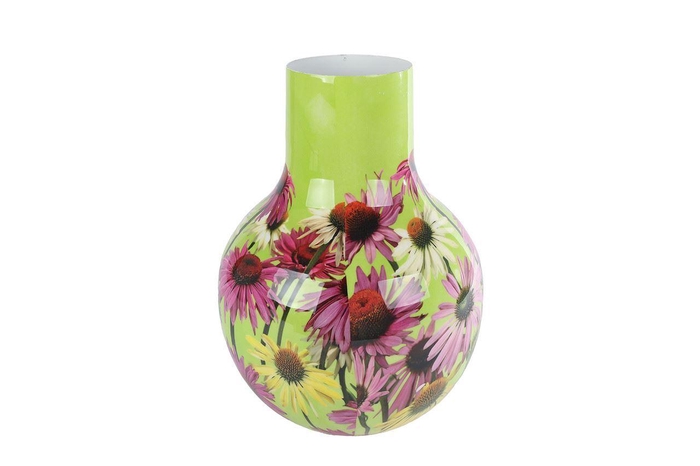 <h4>"Vaas ""Zonnehoed"" groen 22x22x30c</h4>