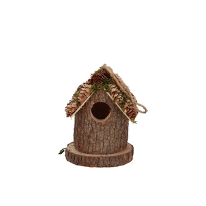 Festive Bird Nest Pine Moss 10x10x12cm