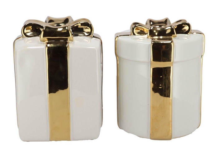 Joy Cozy Gold Vase Present 23x35cm Nm