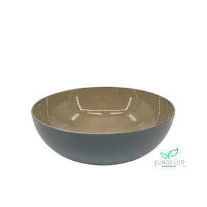 MELAMINE BOWL SOLID BROWN 25*25*H9