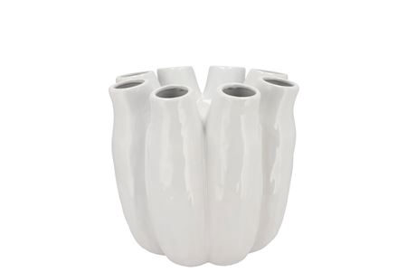 <h4>Luna White Tube Vase 16x16cm Nm</h4>