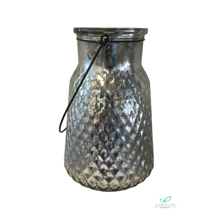 <h4>ANTIOCH HURRICANE SILVER 22X39CM OASIS-DECO</h4>