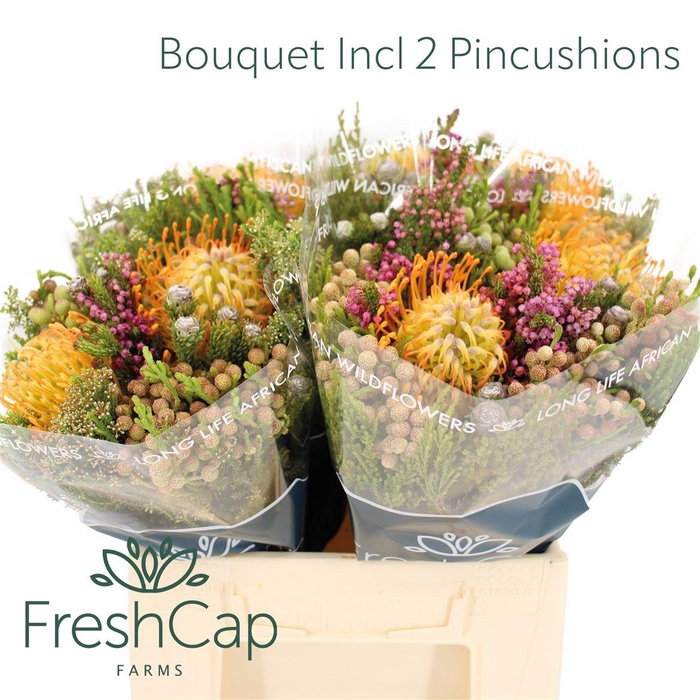 <h4>Bouquet Incl 2 Pincushions</h4>