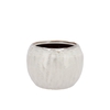 Iron Stone White Ball Pot 16x16x12cm Nm