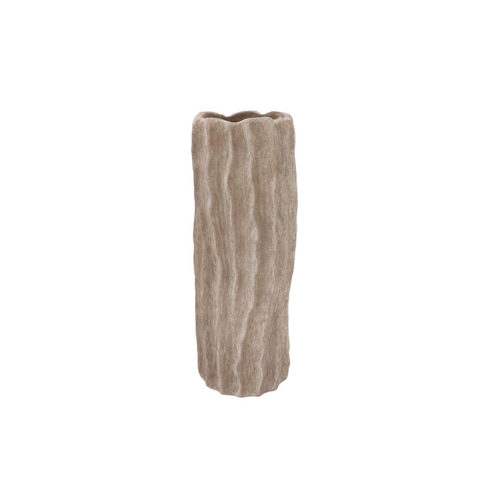 <h4>Porto Antique Grey Vase Tube Structure 17x17x49cm</h4>