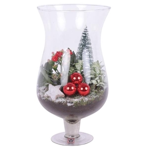 Christmas Arr. Indoor Glass Cognac Glass Ø17cm 2PP