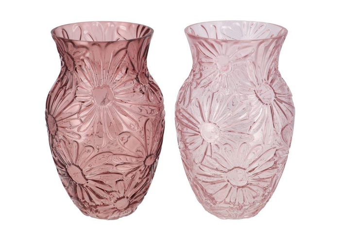 <h4>Lily Old Pink Mix Vase Ass 16x25cm</h4>