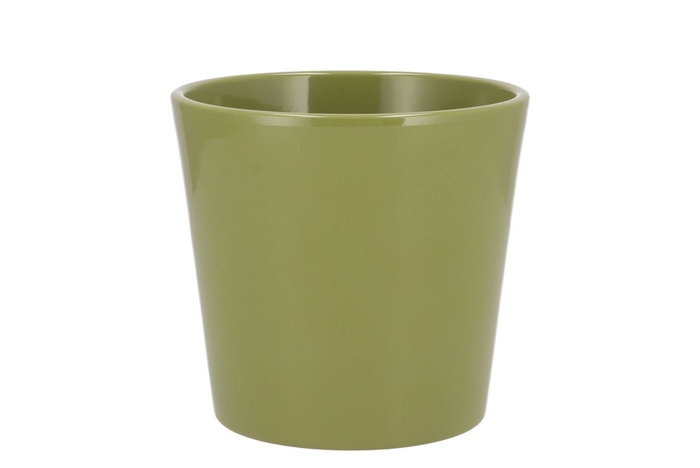 <h4>Ceramic Amazone Green Pot Orchid 14cm</h4>