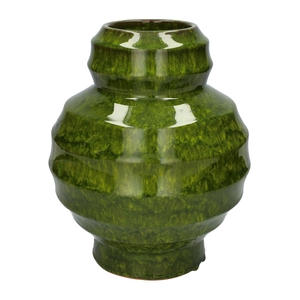 DF03-740860900 - Vase Livia d14/24.5xh30 green