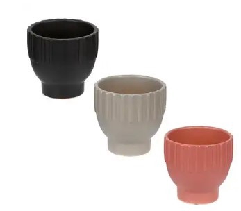 <h4>VASO DECORATIVO DE CERAMICA 14,5CM IMP M DVA523 - ROSA</h4>