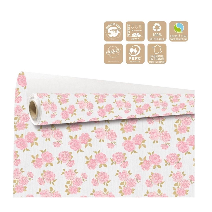 <h4>Valentine Paper Roll 80cm 40m Elsa</h4>