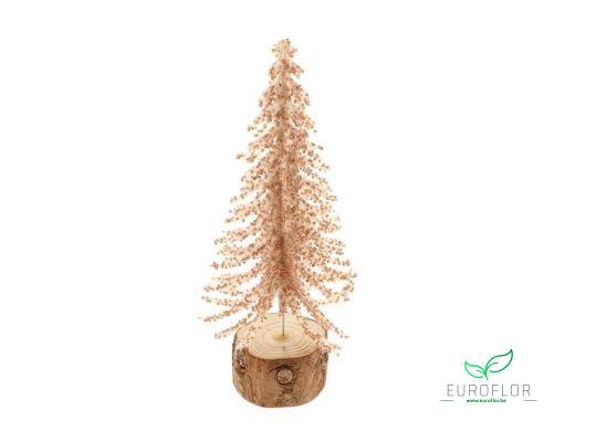 DECO TREE CHRISTMAS PINK 19X8XH8