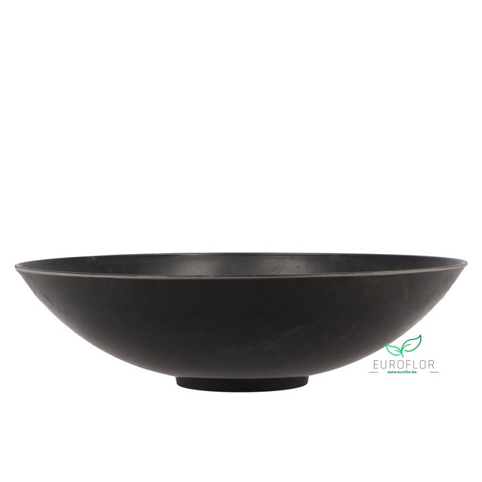<h4>MELAMINE GREY BOWL ROUND 35X9CM</h4>