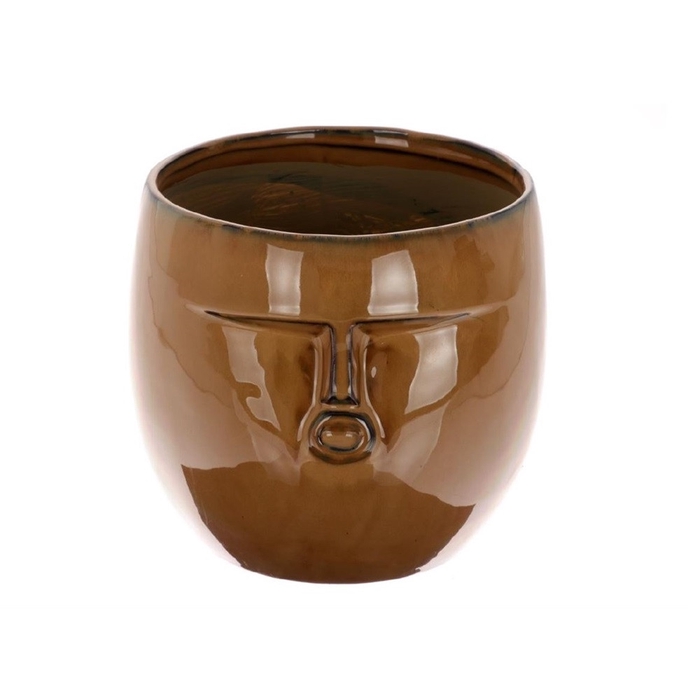 <h4>Ceramics Pot face d11/12*10.5cm</h4>