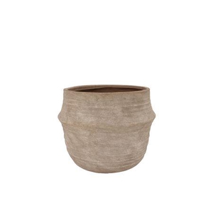 Lisboa Brown Pot Edge 16x16x15cm