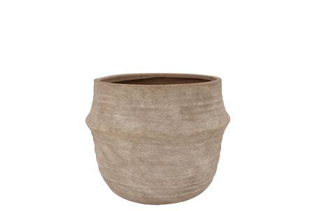<h4>Lisboa Brown Pot Edge 16x16x15cm</h4>