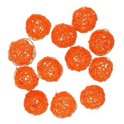 <h4>Decoration Rattan ball 6cm x12</h4>