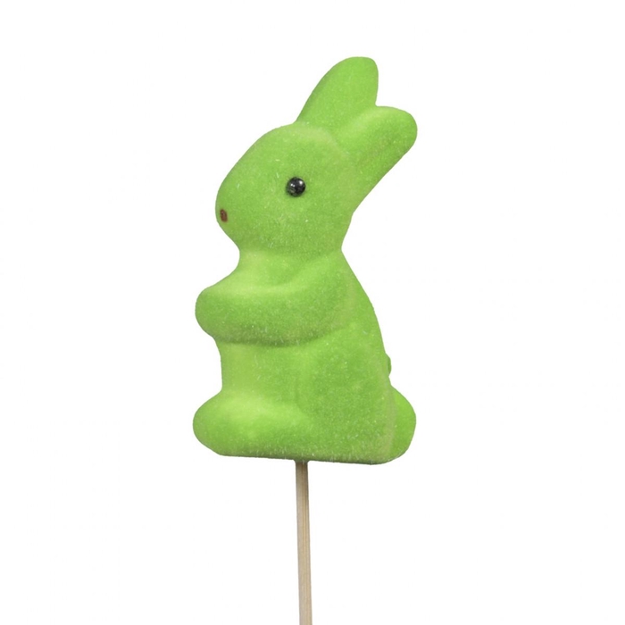 <h4>Easter Stick 20cm rabbit flock 8cm</h4>