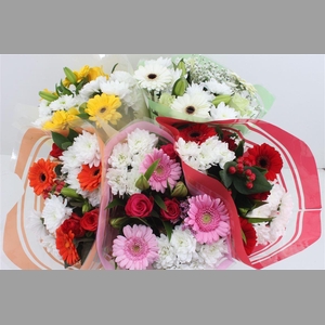 Boeket 3 Roos 3 Germini Mix