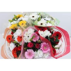 Boeket 3 Roos 3 Germini Mix