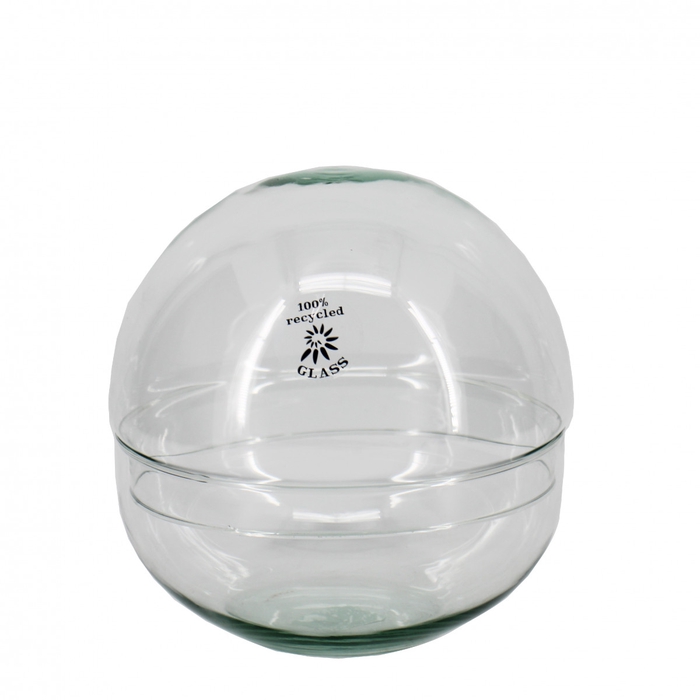 <h4>Glas Stolp Schaal d19.5*19.5cm</h4>