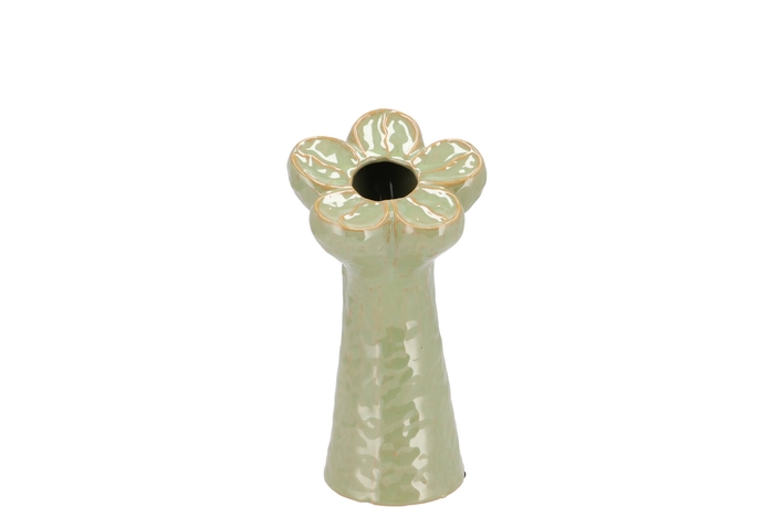 <h4>Mara Pistache Vase Bloom 10x10x21cm</h4>