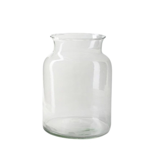 Glas Eco flesvaas d19*25cm