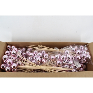 Stick Ball Mirror C. Ø6cm Pink