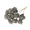 Shola New Beauty Rose Ø8cm on stem Platina