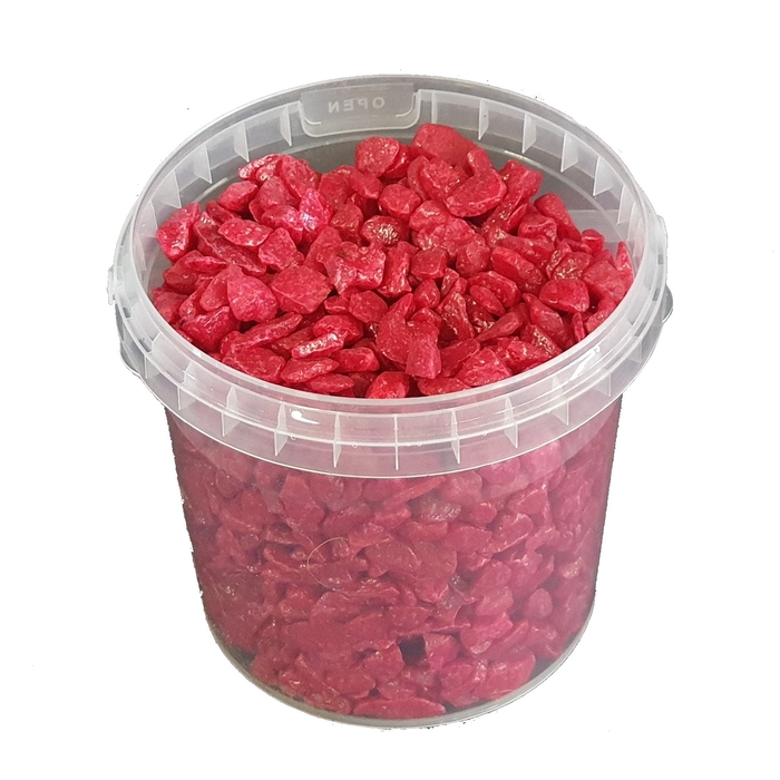 Rocks 1 ltr bucket Cerise