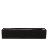 Wood Rectangle Black 48x11x10cm