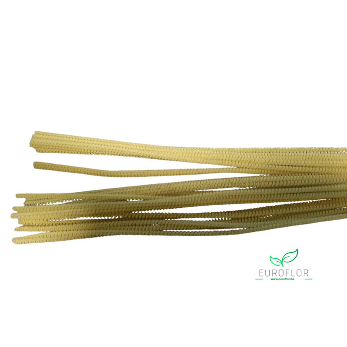 <h4>DRAAD CHENILLE GEEL 30cm 30pcs</h4>