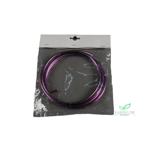 ALUMINIUM WIRE 2MM FUCHSIA 100GR 12M