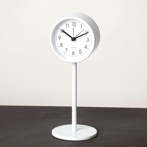 Clock Table 8x4x21cm White 676